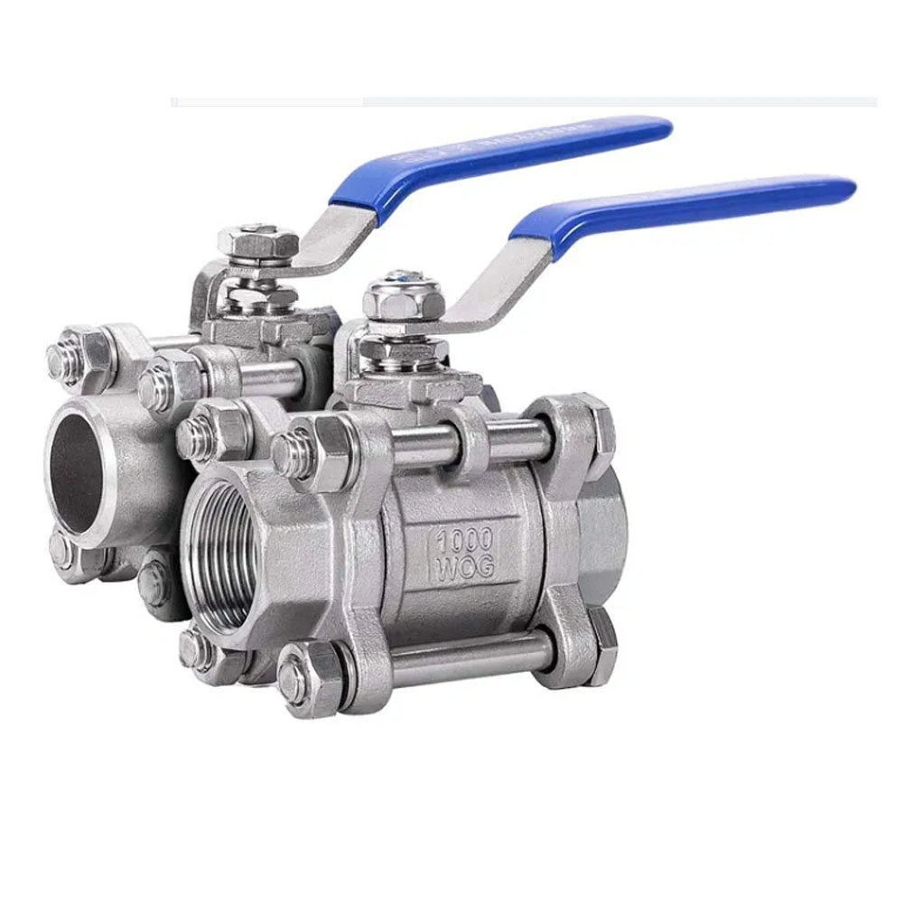 Industry Stainless Steel Ball Valve Factory 3PC Ball Valve Type I with Lock Handle