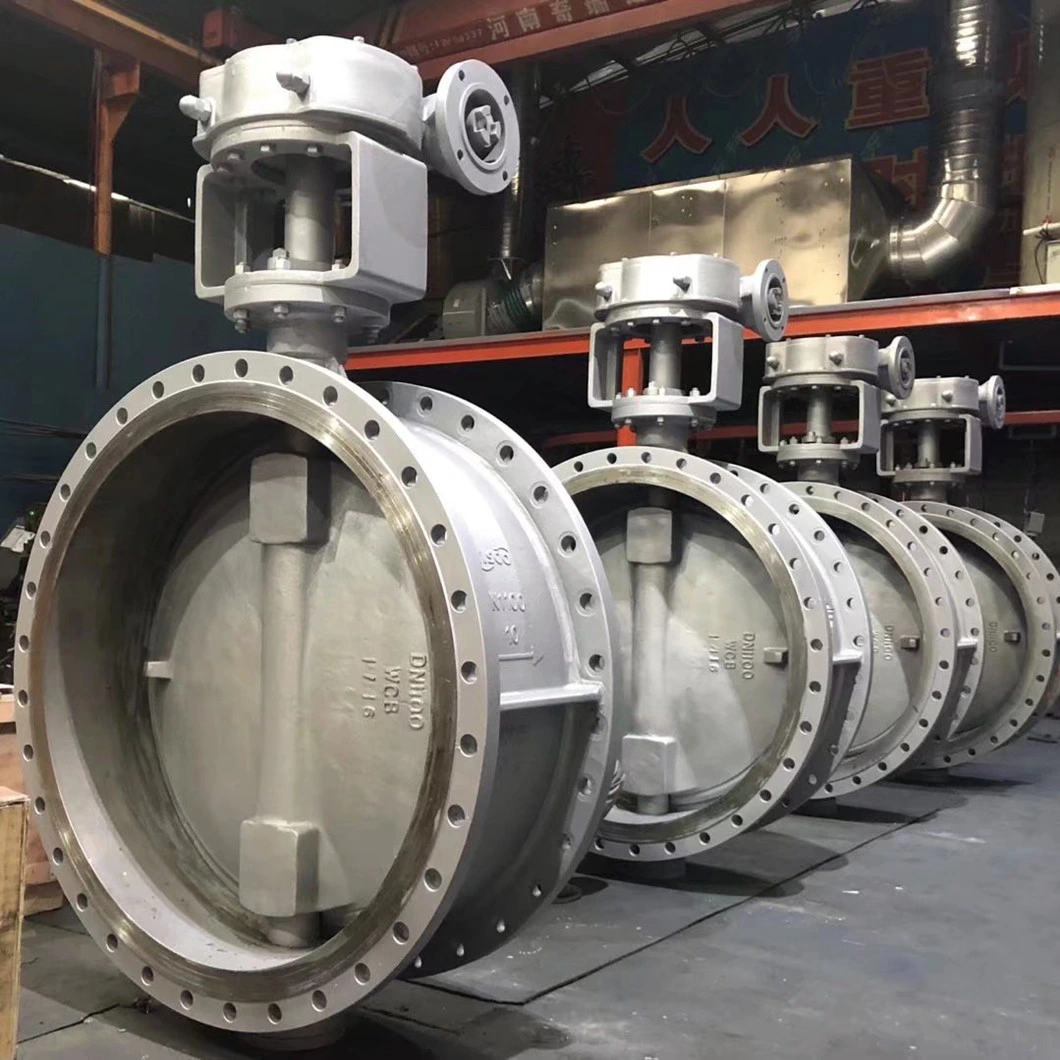 High Performance Worm Gear Stainless Steel Flange Butterfly Valve