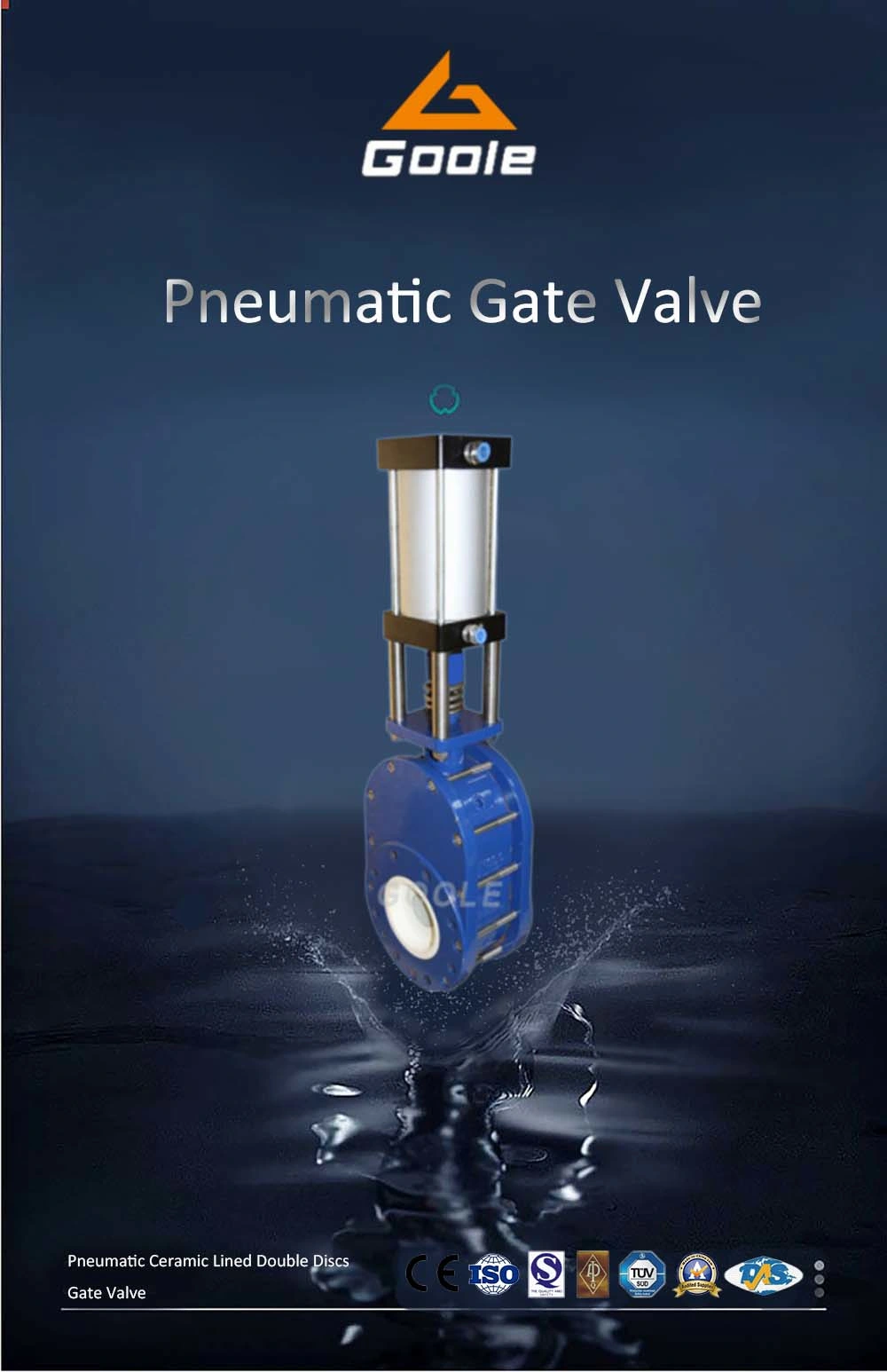 Pneumatic Parallel Sliding /Double Disc/ Ceramic Gate Valve (GAZ644TC) / Ball Valve / Check Valve / Inlet Valve / Discharge Valve/Feed Valve/Wear-Resistance