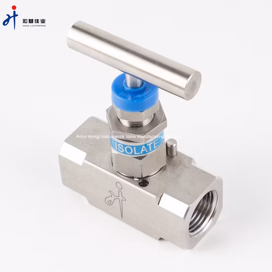 L'acier inoxydable SS304 SS316 de fil à hautes températures a forgé la valve femelle d'aiguille